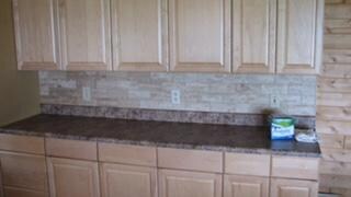 6 Kitchen additional cupboards and tile
