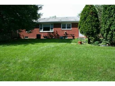 Exterior Back. Back Yard has a nice patio, easy to