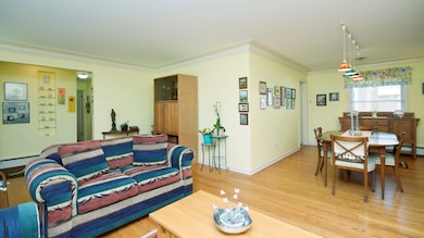 living room, dining room