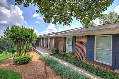 View of home's exterior with brick siding