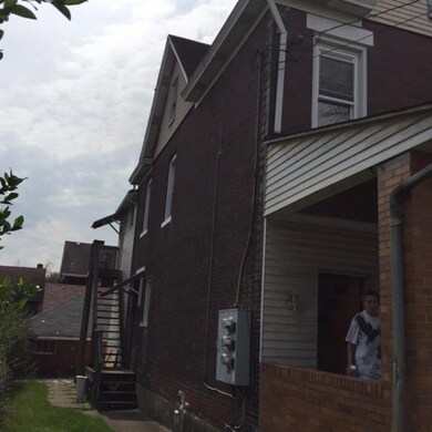 Both units have two entrances.  Front door enters 