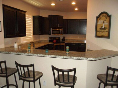 Kitchen view from Living Room