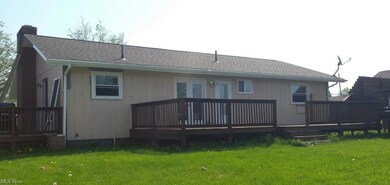 Enter the extra spacious deck through newer french