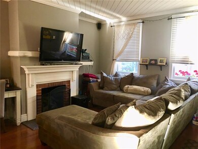 Open floor plan 1st floor with gas log fireplace