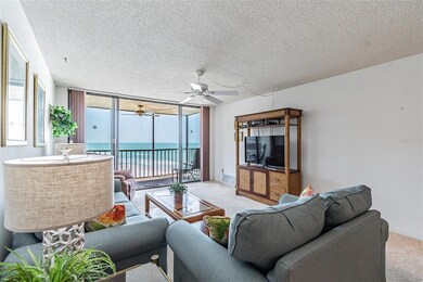 Gracious Living Room with stunning beach views