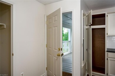 Inside entry with coat closet