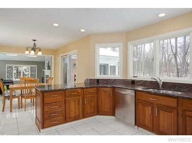 Kitchen Kitchen with cherry cabinets, granite coun