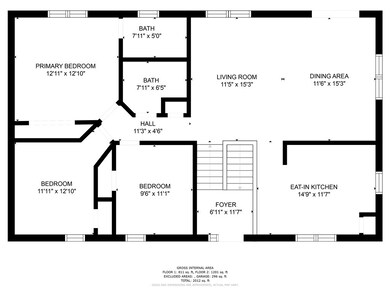 Main level floor plan