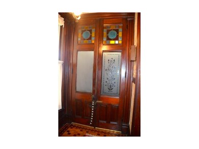 Inside view of the beautiful front door.