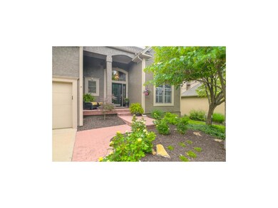 Inviting Brick Front Porch!
