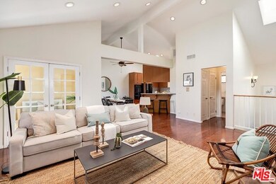 Living room toward kitchen