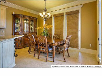 The Dining also has a wall of windows and a door t