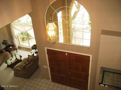 Interior front entry view from stairs