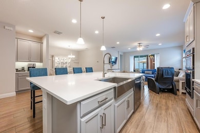 Open concept layout