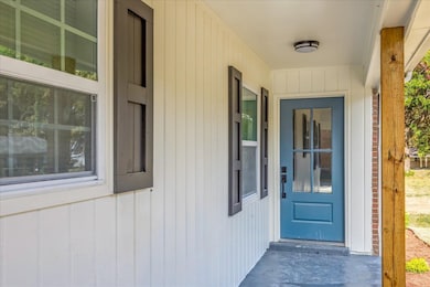 View of exterior entry