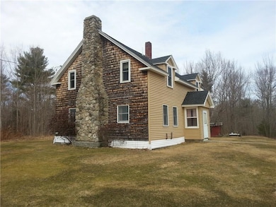 Gorgeous stone chimney