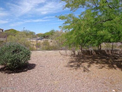 Back yard with view fence