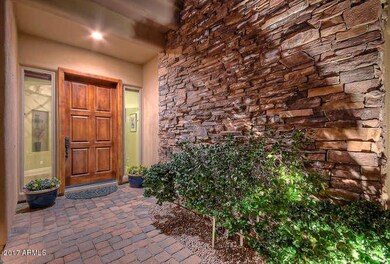 Courtyard (stone on wall)