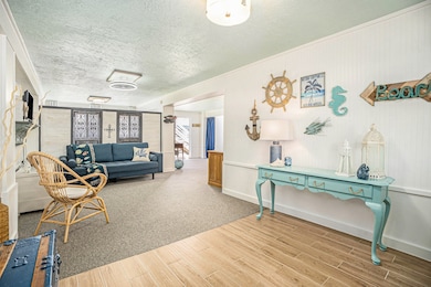 When you enter the home you are greeted with this inviting downstairs flexible space