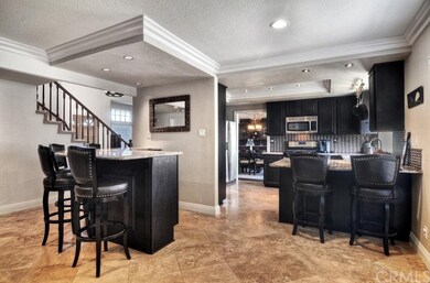 Looking back at the kitchen from the family room. 