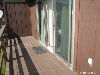 Deck SLIDING GLASS DOORS LEAD TO DECK AREA