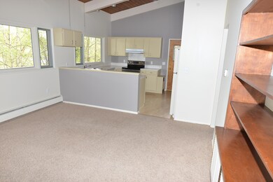 Dining room into kitchen