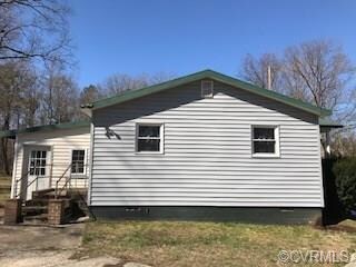 Side view of house