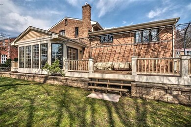 Spacious Step-Down Rear Entertaining Deck with Sha