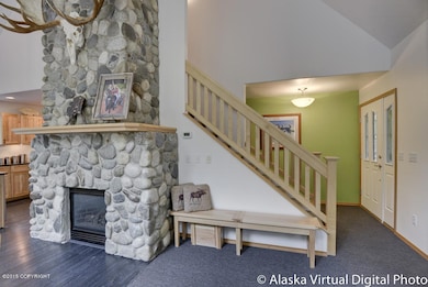 Rock Fireplace