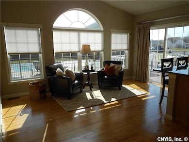 Morning room. Sun filled morning room leading to d