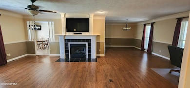open living dining front foyer