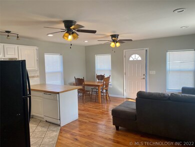 Separate dining space