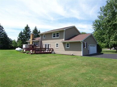Rear deck off of family room
