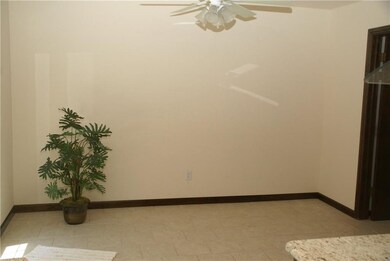 Family dining area with the smaller kitchen patio 