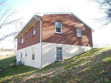Left side and rear of home