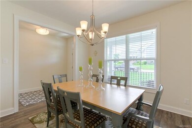 Dining room looking into Foyer area