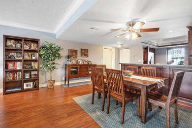 dining area and breakfast bar