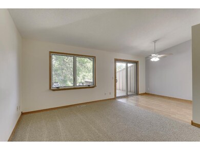 Spacious living and dining room