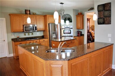 Open concept living allows seamless entertaining.