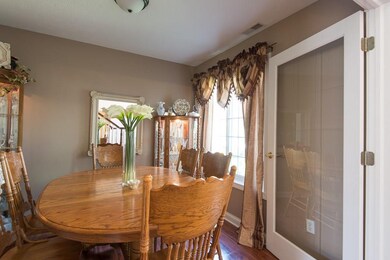 Very nice dining room with double doors so it could also be used for an office. Lots of natural light.