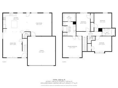 Agent and buyers verify square footage. The floor plan is an estimate. CAD shows 2269 sq ft.