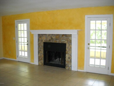 Wood burining fireplace