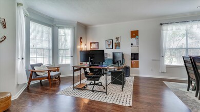 Front formal living area being used as an open off