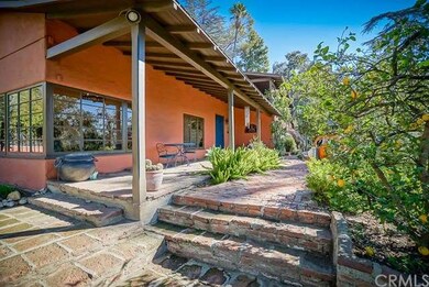 Front entry steps made using bricks recycled from 