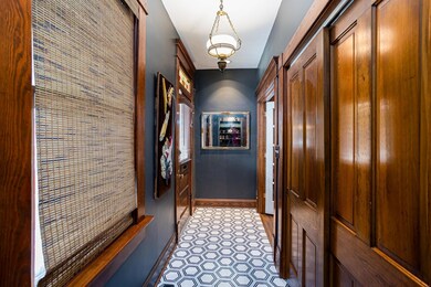 Front entry, hall closet