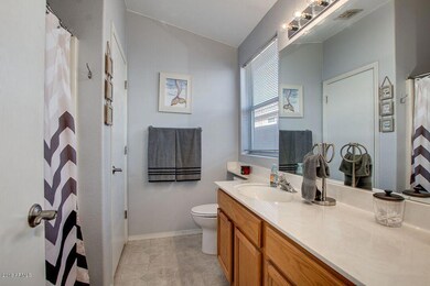 Roomy master bath