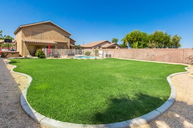 Backyard with Fenced Pool