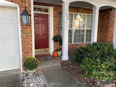close up of front porch