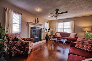 Main level has hardwood floors except for the half