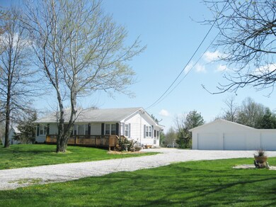 House and Garage on 1 Acre Lot